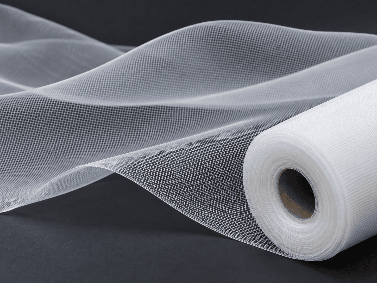 Fine nylon-style bridal mesh fabric texture